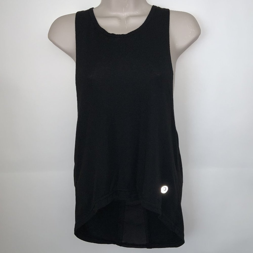 SCORPIO SOL Black Tank Top w/ V Shape Vent on Back XS